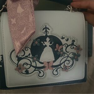 Loungefly disney Cinderella carriage silhouette handbag